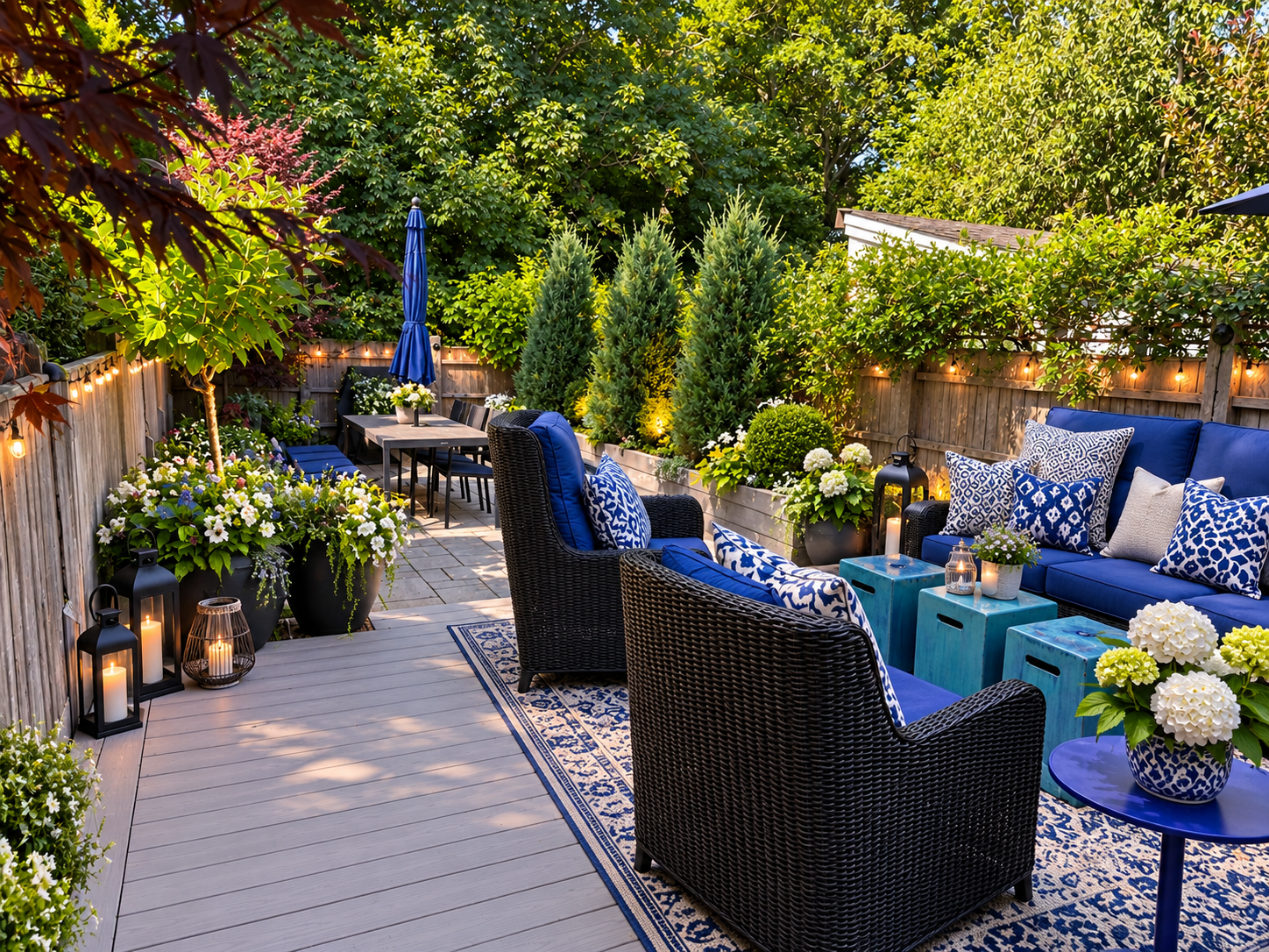 Private outdoor space at The Conant